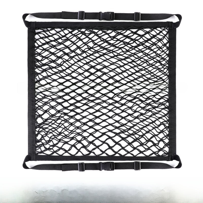 Adjustable Car Trunk Mesh Organizer — size and specifications