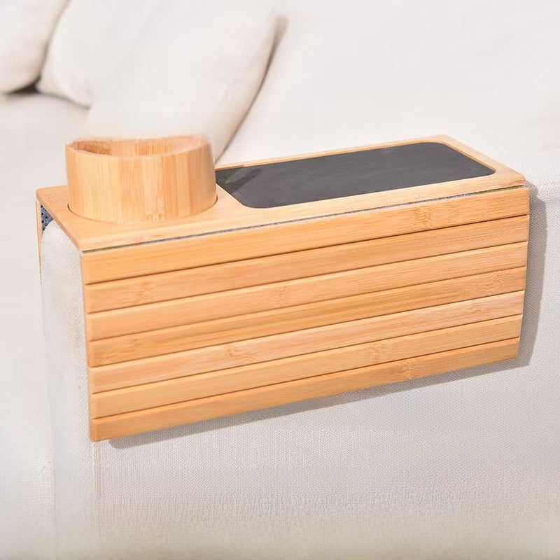Flexible Bamboo Sofa Arm Tray — key feature