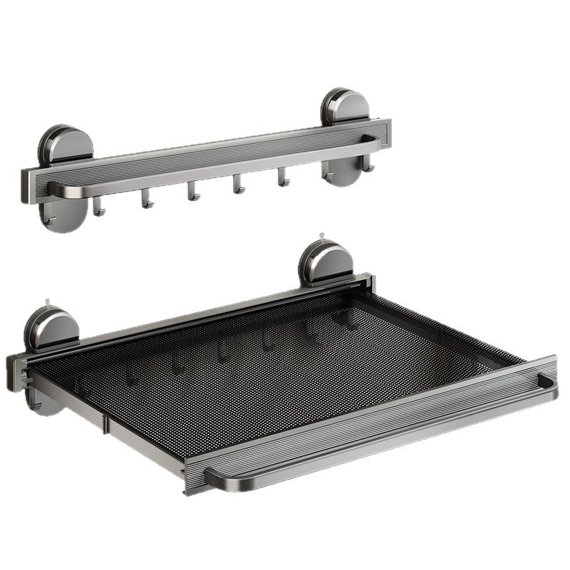 Drill‑Free Adjustable Suction Towel Rack — product overview