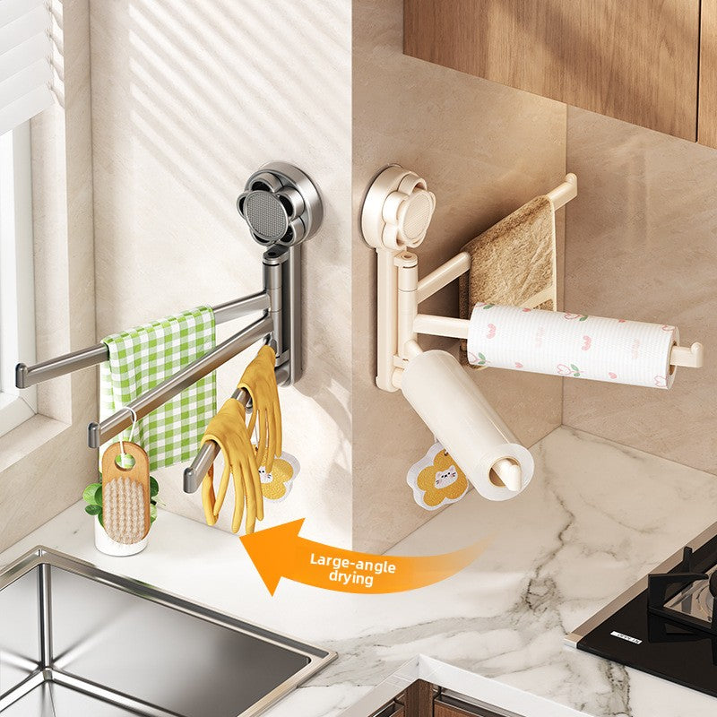 Rotating No‑Drill Kitchen Towel Bar — size and specifications