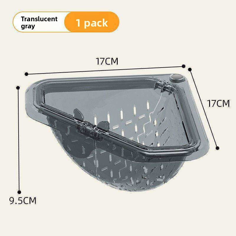 Dimensions of the magnetic corner sink strainer basket