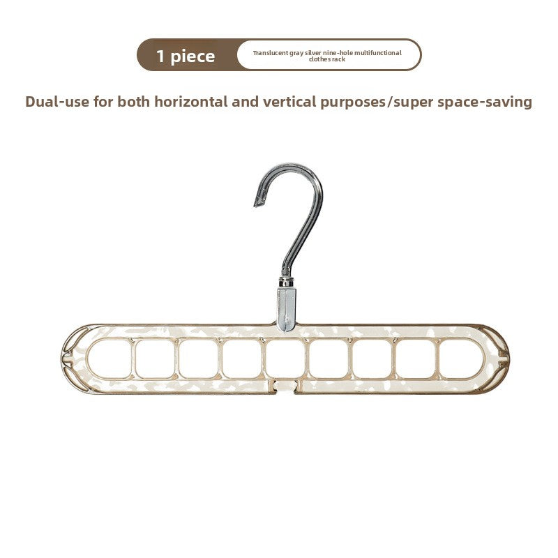 Space‑Saving 9‑Hole Rotating Hanger — available option