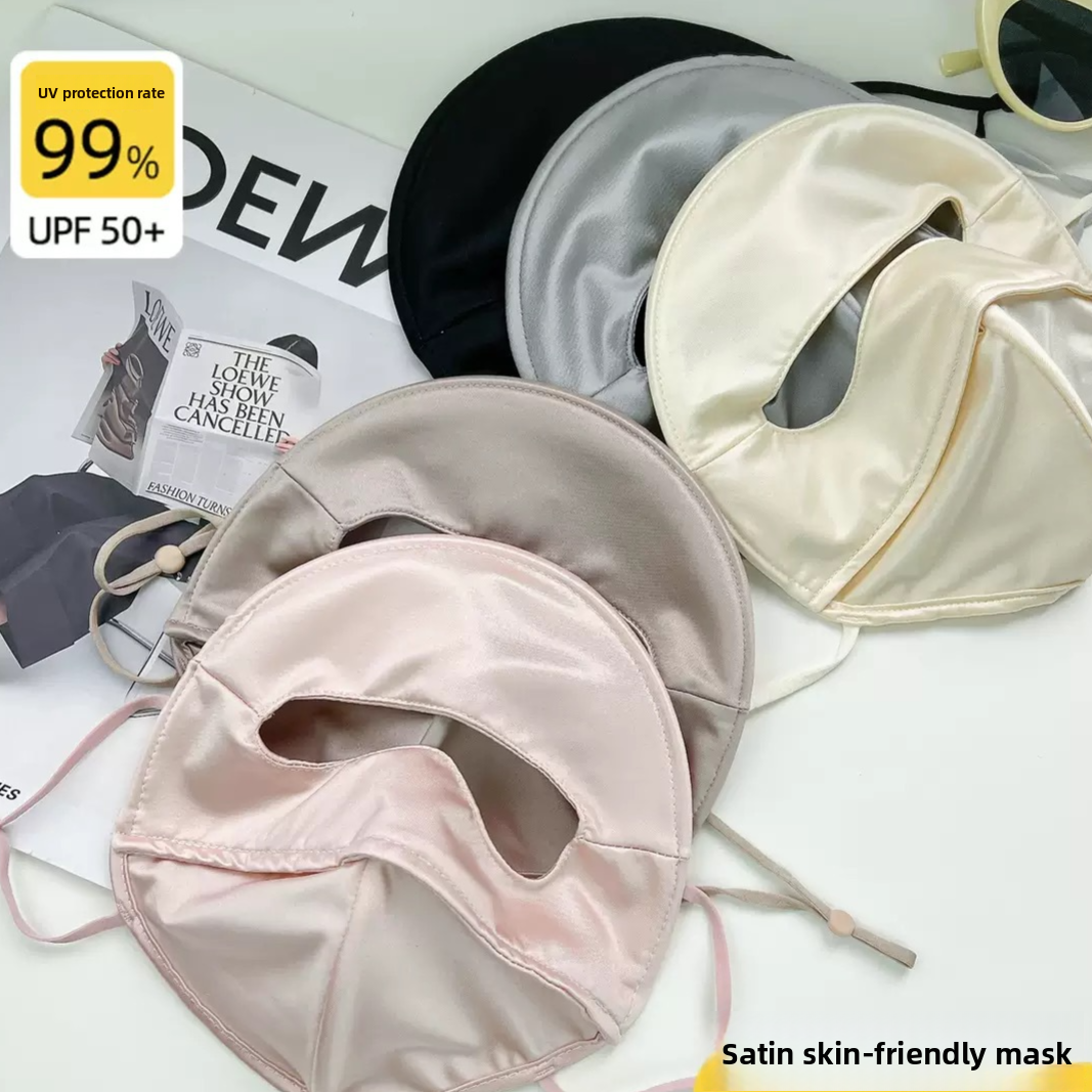 Five color options for the full face sun shield