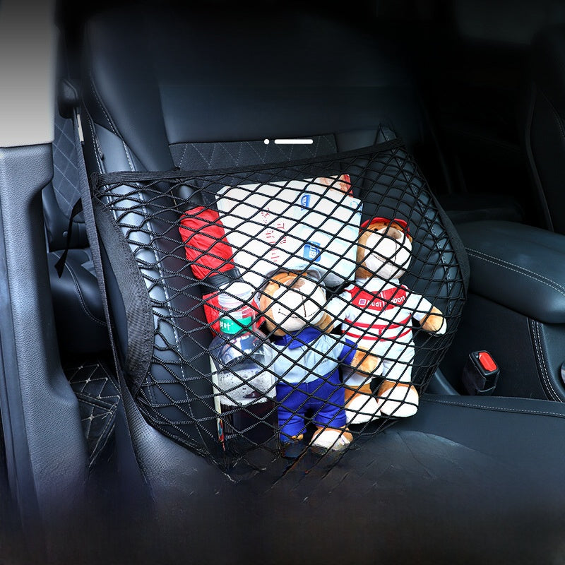 Adjustable Car Trunk Mesh Organizer — key feature
