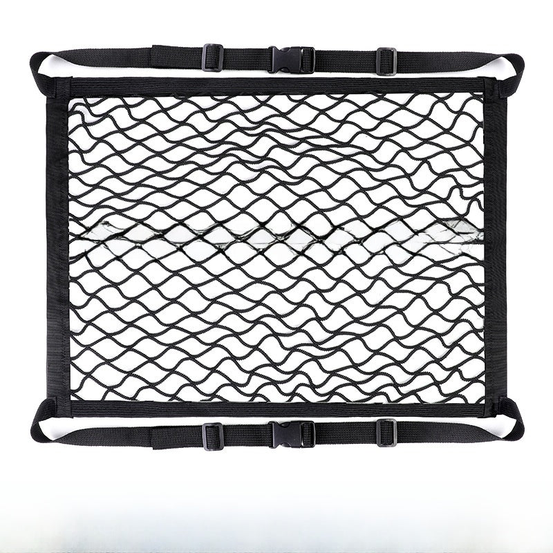 Adjustable Car Trunk Mesh Organizer — installation or mechanism