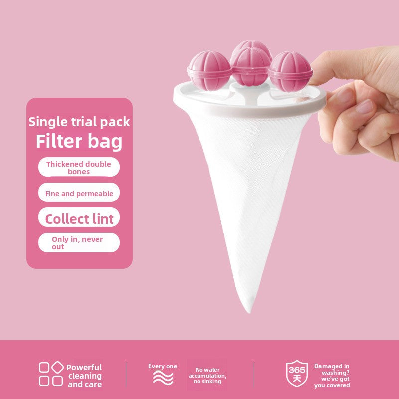 Reusable Laundry Lint Catcher — in-use demonstration