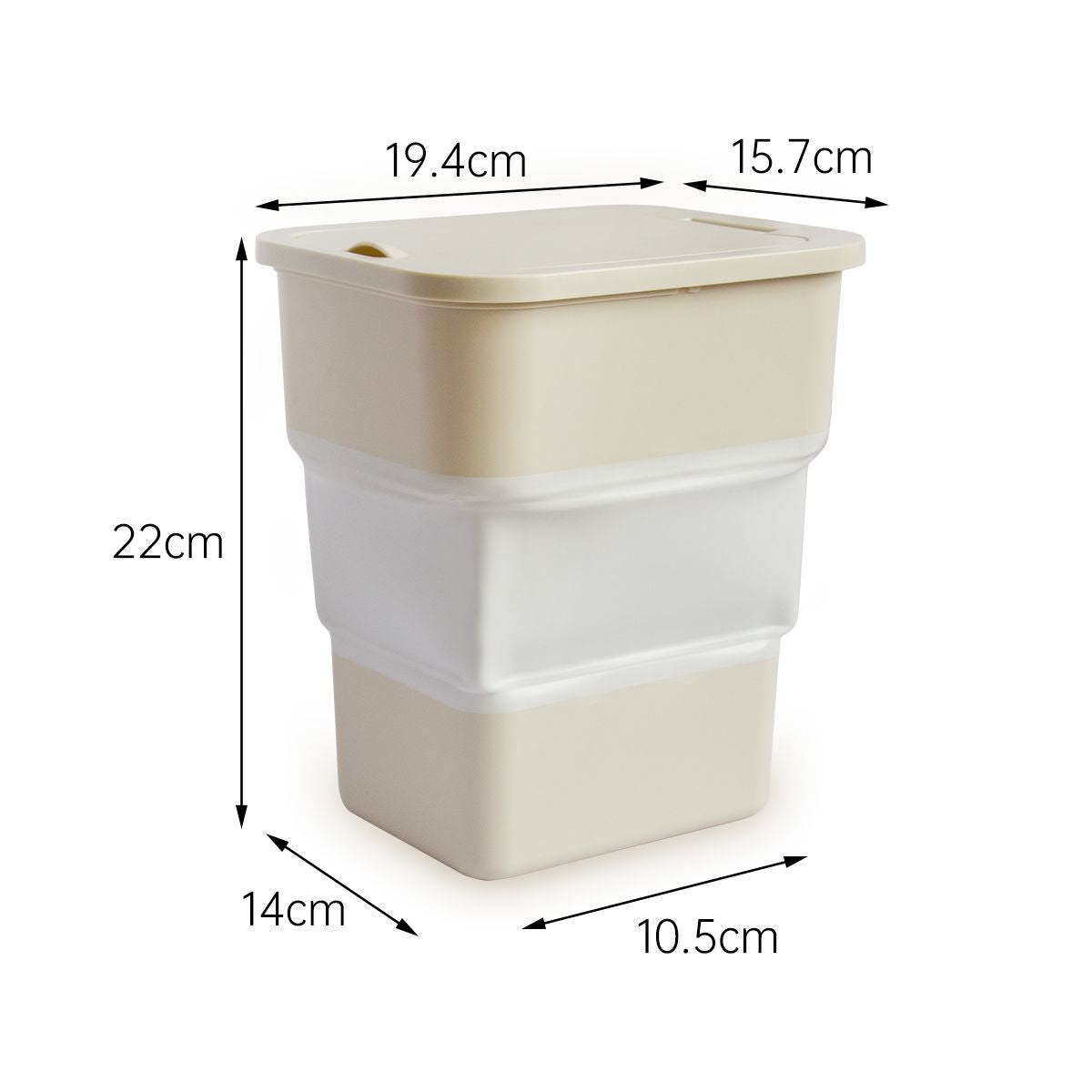 Fold‑Flat Hanging Trash Bin — product detail