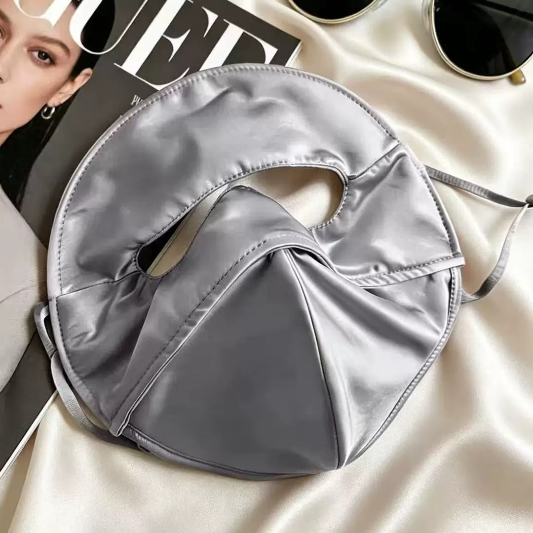 Silver gray satin-feel sun shield